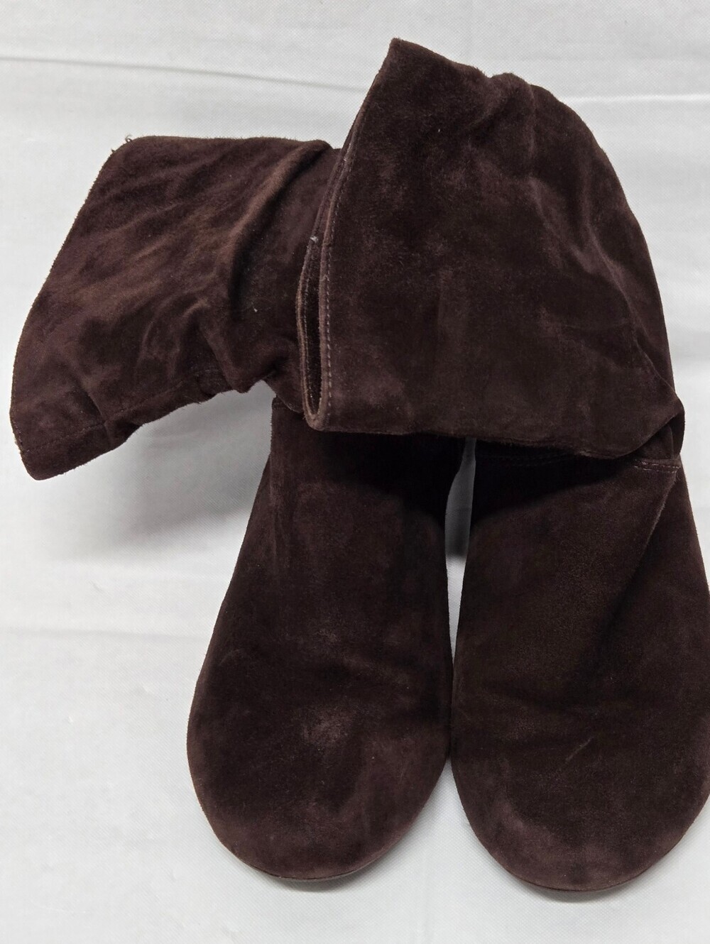 Aldo Slouchy Suede Ankle Boots Brown Flats 6